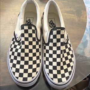 Vans Men's Checkered Slip-On Sneakers